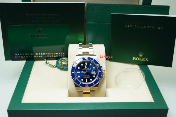 BRAND NEW Rolex 126613LB SUBMARINER 18K YG STEEL BLUE DIAL 41MM 2021 NEW MODEL - Image 2