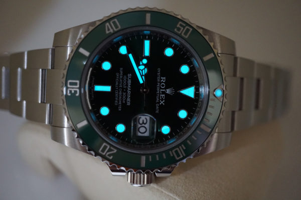 Rolex 116610LV SUBMARINER HULK GREEN DIAL BEZEL 2018 WARRANTY FULL SET - Image 11