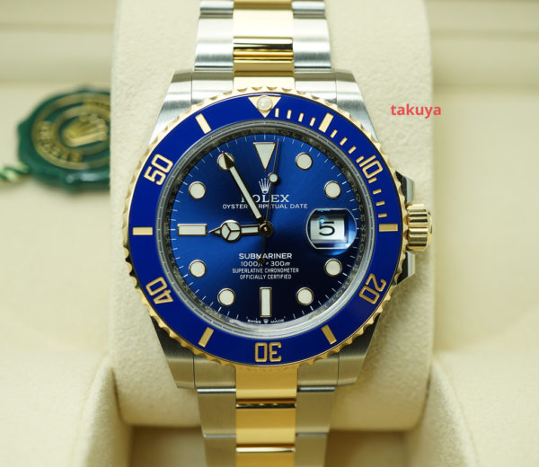 BRAND NEW Rolex 126613LB SUBMARINER 18K YG STEEL BLUE DIAL 41MM 2021 NEW MODEL