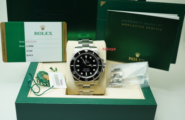 Rolex 114060 SUBMARINER CERAMIC NO DATE 2017 WARRANTY FULL SET - Image 2