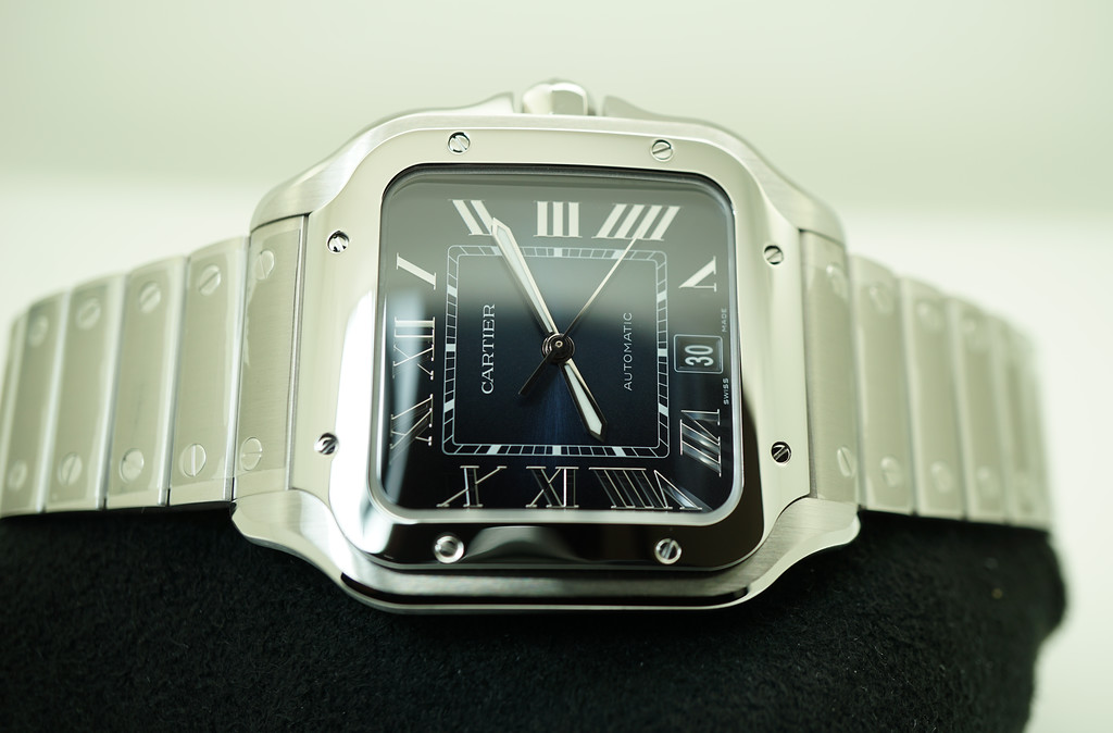 Cartier santos top xl blue