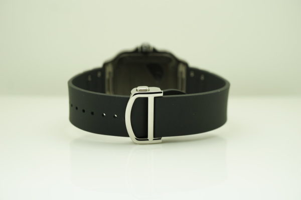 BRAND NEW Cartier SANTOS DE CARTIER LARGE MODEL BLACK ADLC AUTOMATIC 2021 FULL SET - Image 5