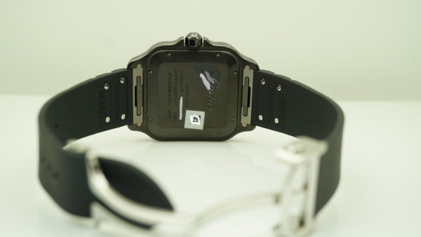 BRAND NEW Cartier SANTOS DE CARTIER LARGE MODEL BLACK ADLC AUTOMATIC 2021 FULL SET - Image 6