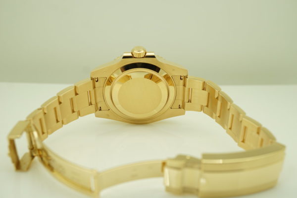 Rolex 116618LB SUBMARINER YELLOW GOLD SUNBURST BLUE DIAL 2020 WARRANTY FULL SET - Image 8