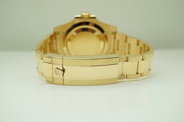Rolex 116618LB SUBMARINER YELLOW GOLD SUNBURST BLUE DIAL 2020 WARRANTY FULL SET - Image 7