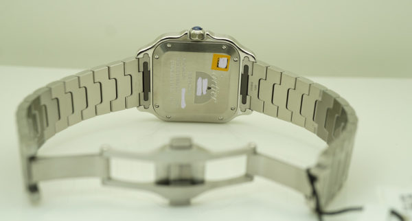 BRAND NEW Cartier SANTOS DE CARTIER MEDIUM MODEL AUTOMATIC STEEL 2021 FULL SET - Image 6
