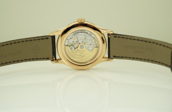 Patek PHILIPPE 5205R ANNUAL CALENDAR 18K ROSE GOLD WHITE OPALINE DIAL 2021 BOXES & PAPERS - Image 7