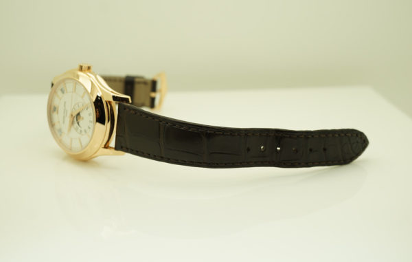 Patek PHILIPPE 5205R ANNUAL CALENDAR 18K ROSE GOLD WHITE OPALINE DIAL 2021 BOXES & PAPERS - Image 5