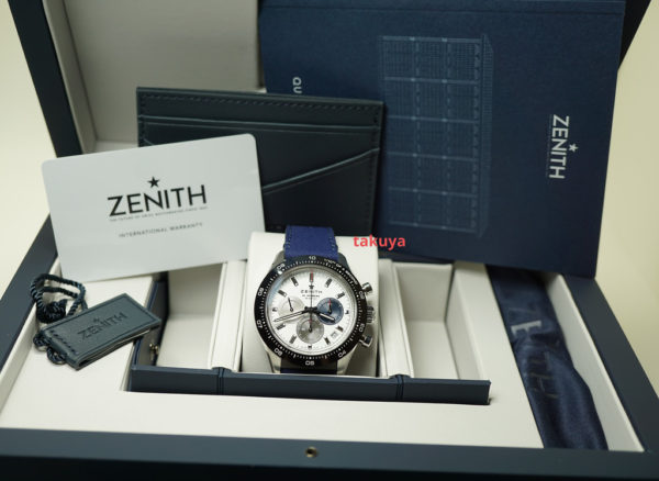 BRAND NEW ZENITH CHRONOMASTER SPORT EL PRIMERO Caliber 3600 WHITE DIAL 2021 FULL SET - Image 2
