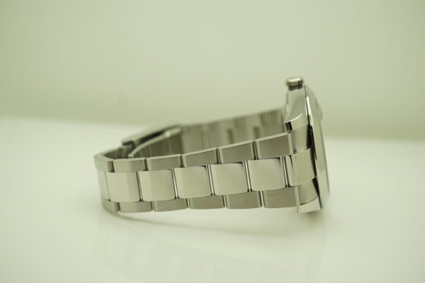Rolex 126300 DATEJUST 41 BLUE STICK DIAL OYSTER BAND 2021 WARRANTY FULL SET - Image 6