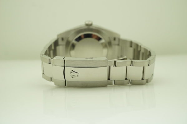 Rolex 126300 DATEJUST 41 BLUE STICK DIAL OYSTER BAND 2021 WARRANTY FULL SET - Image 7