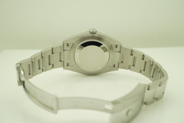 Rolex 126300 DATEJUST 41 BLUE STICK DIAL OYSTER BAND 2021 WARRANTY FULL SET - Image 8