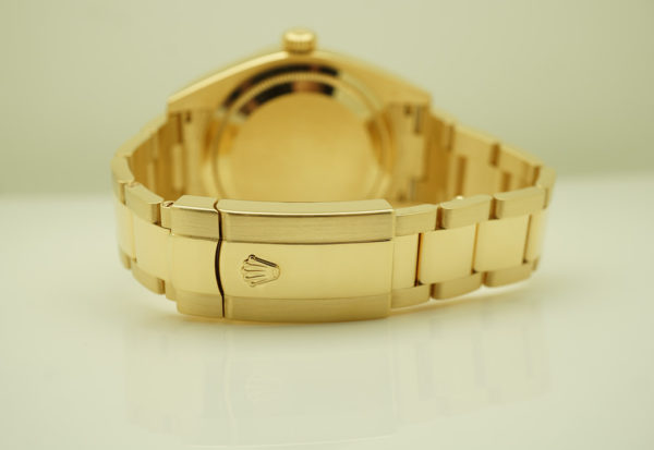Rolex 326938 SKY-DWELLER 18K YELLOW GOLD SILVER ROMAN DIAL 2017 FULL SET - Image 7