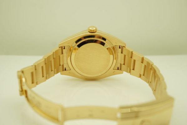 Rolex 326938 SKY-DWELLER 18K YELLOW GOLD SILVER ROMAN DIAL 2017 FULL SET - Image 8