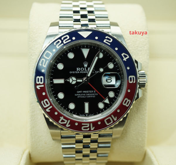Rolex 126710BLRO PEPSI GMT MASTER 2 RED BLUE BEZEL JUBILEE BAND 2018 FULL SET