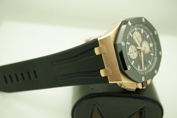 Audemars PIGUET ROYAL OAK OFFSHORE 26401RO 18K ROSE GOLD CERAMIC FULL SET - Image 5