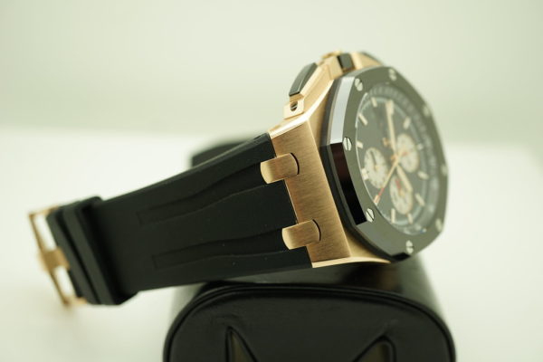 Audemars PIGUET ROYAL OAK OFFSHORE 26401RO 18K ROSE GOLD CERAMIC FULL SET - Image 6