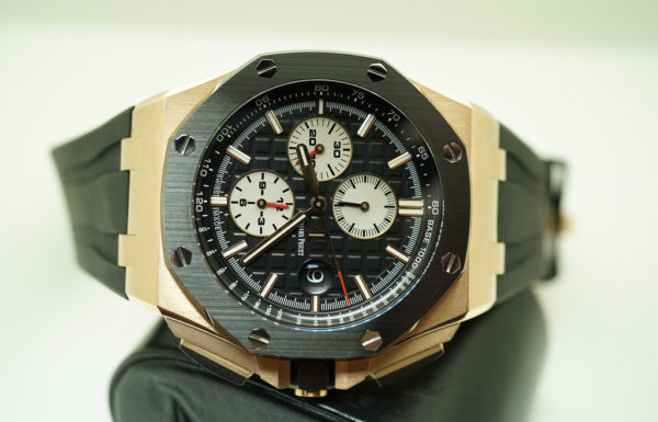 Audemars PIGUET ROYAL OAK OFFSHORE 26401RO 18K ROSE GOLD CERAMIC FULL SET - Image 9