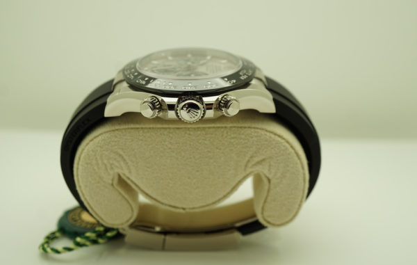 BRAND NEW Rolex 116519LN DAYTONA 18K WHITE GOLD OYSTERFLEX STEEL DIAL 2021 FULL SET - Image 3