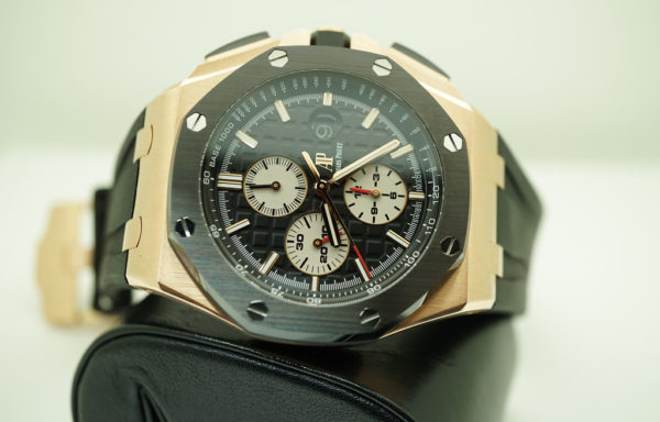 Audemars PIGUET ROYAL OAK OFFSHORE 26401RO 18K ROSE GOLD CERAMIC FULL SET - Image 10
