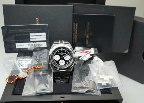 Vacheron CONSTANTIN OVERSEAS CHRONOGRAPH 5500V BLACK DIAL 2020 WARRANTY FULL SET - Image 2