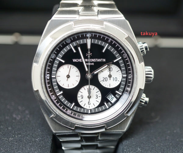 Vacheron CONSTANTIN OVERSEAS CHRONOGRAPH 5500V BLACK DIAL 2020 WARRANTY FULL SET