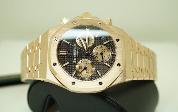 BRAND NEW Audemars PIGUET ROYAL OAK CHRONOGRAPH 26239OR BROWN DIAL NEW MODEL 2021 - Image 11