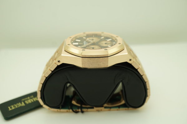 BRAND NEW Audemars PIGUET ROYAL OAK CHRONOGRAPH 26239OR BROWN DIAL NEW MODEL 2021 - Image 4