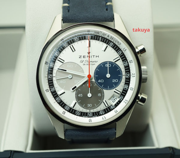 BRAND NEW ZENITH CHRONOMASTER ORIGINAL El PRIMERO STAINLESS STEEL 38MM 2021 FULL SET