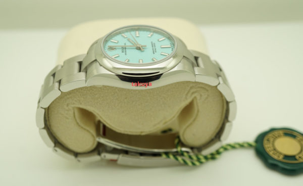 BRAND NEW Rolex 277200 OYSTER PERPETUAL 31MM TIFFANY TURQUOISE DIAL 2021 COMPLETE SET - Image 4