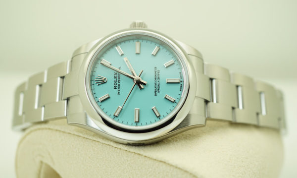 BRAND NEW Rolex 277200 OYSTER PERPETUAL 31MM TIFFANY TURQUOISE DIAL 2021 COMPLETE SET - Image 9