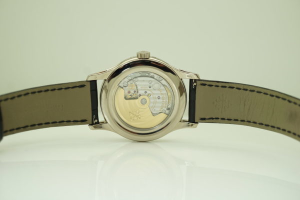Patek PHILIPPE 5205G ANNUAL CALENDAR 18K WHITE GOLD RHODIUM DIAL DEPLOYANT CLASP - Image 7