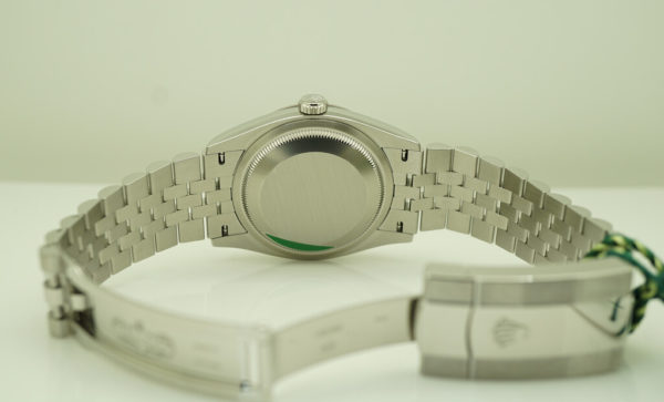 BRAND NEW Rolex 126234 DATEJUST FLUTED BEZEL BLACK DIAMOND DIAL JUBILEE 2021 FULL SET - Image 8
