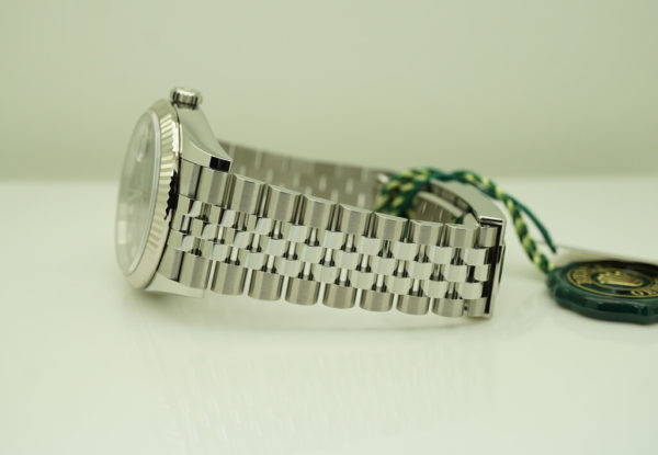 BRAND NEW Rolex 126234 DATEJUST FLUTED BEZEL BLACK DIAMOND DIAL JUBILEE 2021 FULL SET - Image 5