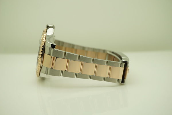 Rolex 126621 YACHTMASTER 18K ROSE GOLD STEEL BLACK DIAL 40MM 2021 FULL SET - Image 5