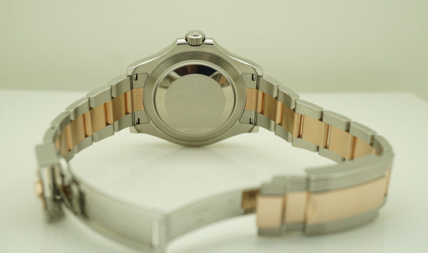 Rolex 126621 YACHTMASTER 18K ROSE GOLD STEEL BLACK DIAL 40MM 2021 FULL SET - Image 8