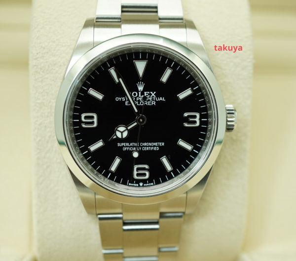 Rolex 124270 EXPLORER I FULL LUME DIAL 36MM NEW MODEL 2021 FULL SET