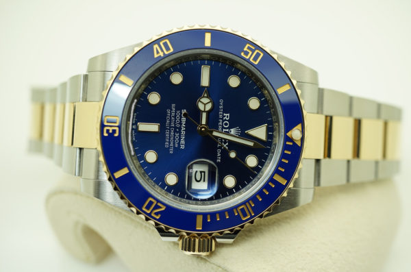 Rolex 126613LB SUBMARINER 18K YG STEEL BLUE DIAL 41MM 2020 WARRANTY NEW MODEL - Image 9