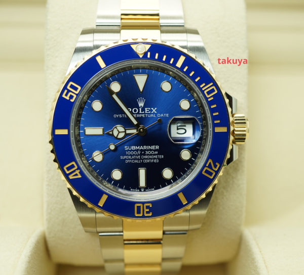 Rolex 126613LB SUBMARINER 18K YG STEEL BLUE DIAL 41MM 2020 WARRANTY NEW MODEL