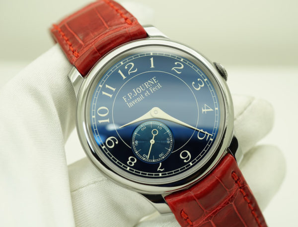 F.P. Journe CHRONOMETRE BLEU TANTALUM CASE 39MM 2019 EXTRA STRAP FULL SET - Image 8