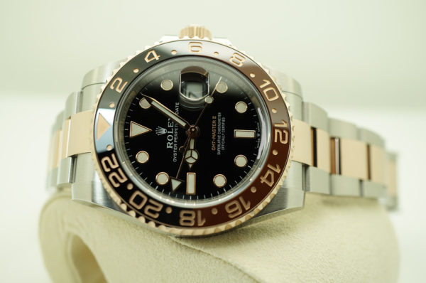 Rolex 126711CHNR GMT MASTER II ROSE GOLD STEEL ROOTBEER 2020 WARRANTY FULL SET - Image 10