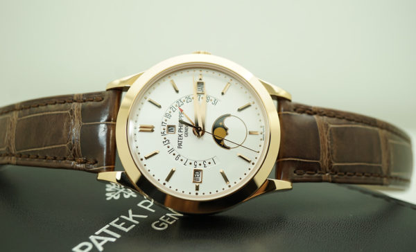 Patek PHILIPPE 5496R RETROGRADE PERPETUAL CALENDAR ROSE GOLD 2022 FULL SET - Image 9