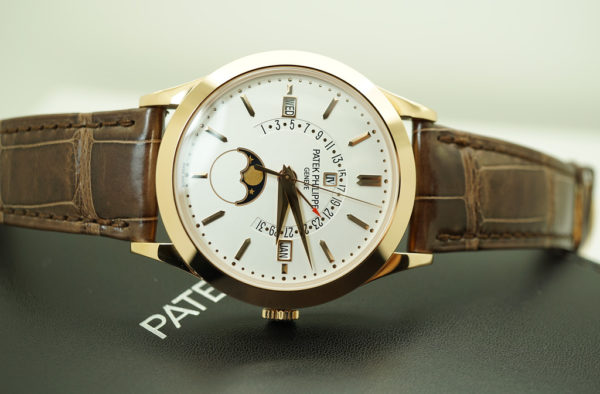 Patek PHILIPPE 5496R RETROGRADE PERPETUAL CALENDAR ROSE GOLD 2022 FULL SET - Image 8