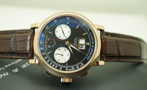 MINT A. Lange & Sohne DATOGRAPH UP DOWN 405.031 ROSE GOLD 2021 WARRANTY FULL SET - Image 8