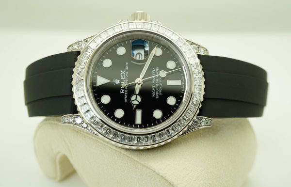 MINT Rolex 226679TBR YACHTMASTER WHITE GOLD BAGUETTE DIAMOND 2022 FULL SET - Image 10
