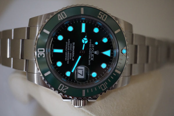 Rolex 116610LV SUBMARINER HULK GREEN DIAL BEZEL 2018 WARRANTY FULL SET - Image 11