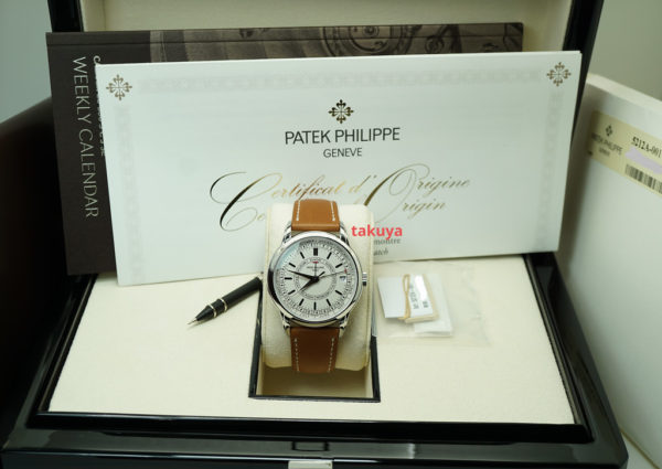 NEW Patek PHILIPPE 5212A STEEL CALATRAVA WEEKLY CALENDAR 2020 COMPLETE SET - Image 2