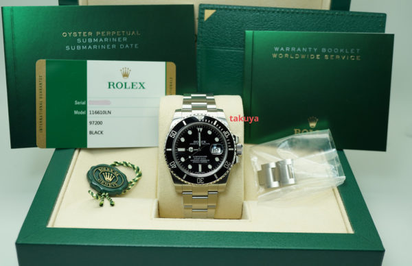 Rolex 116610LN SUBMARINER CERAMIC DATE 40MM 2017 FULL SET - Image 2