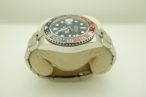 Rolex 116719BLRO GMT MASTER II PEPSI 18K WHITE GOLD BLUE DIAL WARRANTY FULL SET - Image 5