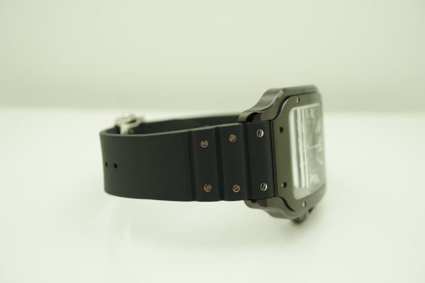 MINT Cartier SANTOS DE CARTIER LARGE MODEL BLACK ADLC AUTOMATIC 2021 FULL SET - Image 5